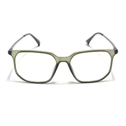 Eyejack Domino Olive Square Eyeglasses for Men & Women (TR1005FCL1678-C7)