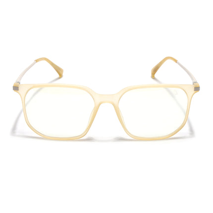 Eyejack Domino Yellow Square Eyeglasses for Men & Women (TR1005FCL1683-C12)