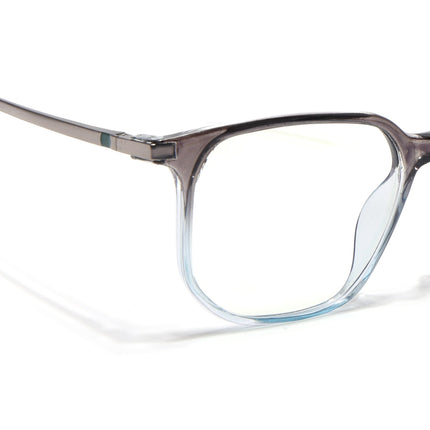Eyejack Domino Black & Clear Square Eyeglasses for Men & Women (TR1005FCL1684-C13)