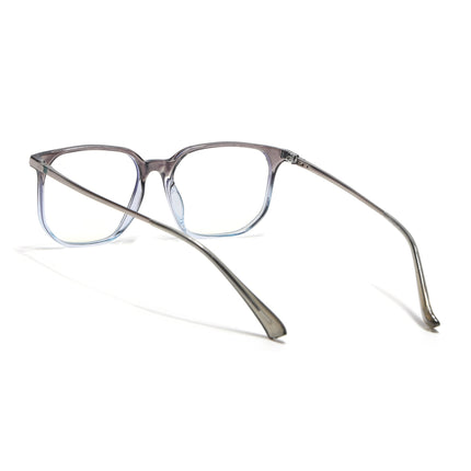 Eyejack Domino Black & Clear Square Eyeglasses for Men & Women (TR1005FCL1684-C13)