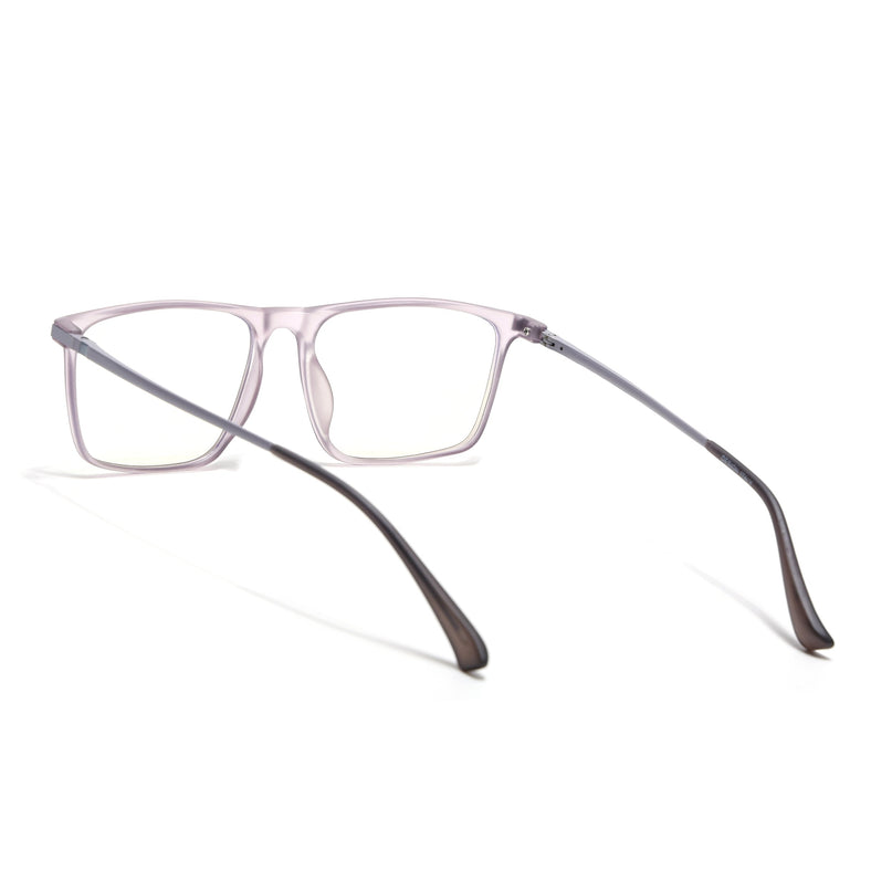 Eyejack Domino Purple Rectangle Eyeglasses for Men & Women (TR1006FCL1693-C8)