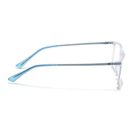 Eyejack Domino Light Purple Rectangle Eyeglasses for Men & Women (TR1006FCL1694-C9)