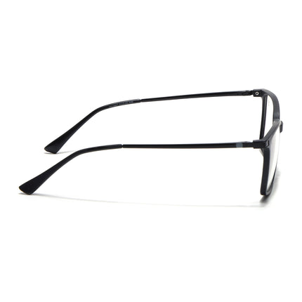 Eyejack Domino Matt Black Square Eyeglasses for Men & Women (TR1007FCL1701-C2)