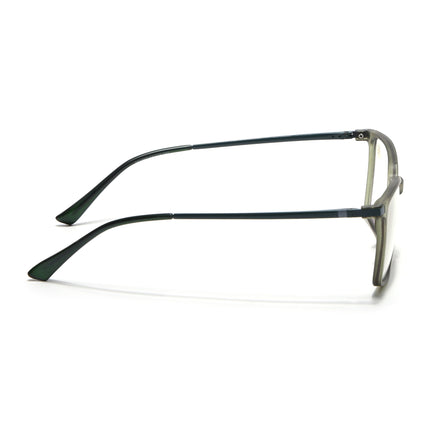 Eyejack Domino Olive Square Eyeglasses for Men & Women (TR1007FCL1706-C7)