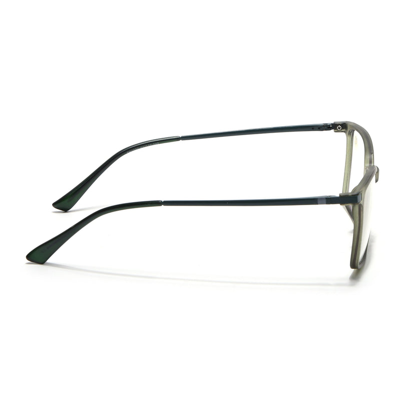 Eyejack Domino Olive Square Eyeglasses for Men & Women (TR1007FCL1706-C7)