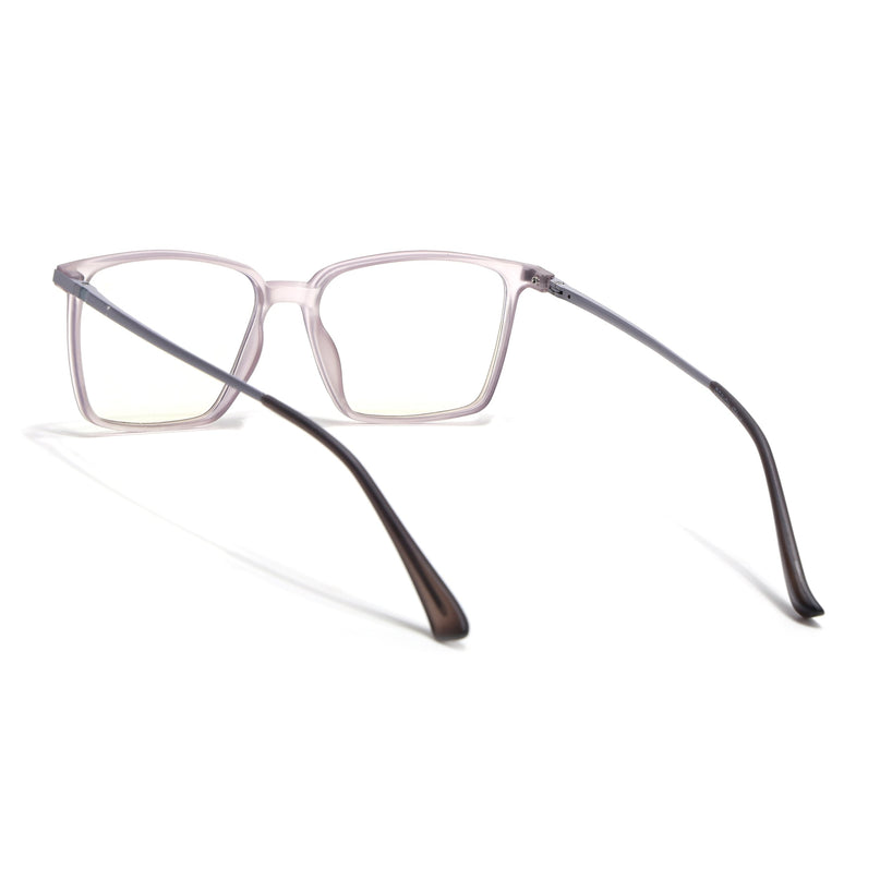 Eyejack Domino Purple Square Eyeglasses for Men & Women (TR1007FCL1707-C8)