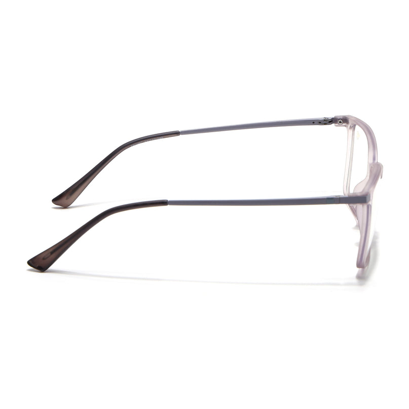 Eyejack Domino Purple Square Eyeglasses for Men & Women (TR1007FCL1707-C8)