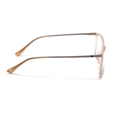 Eyejack Domino Matt Brown Square Eyeglasses for Men & Women (TR1007FCL1710-C11)