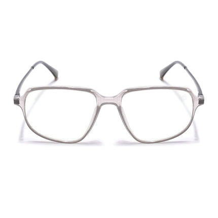 Eyejack Domino Transparent Square Eyeglasses for Men & Women (TR1009FCL1730-C3)