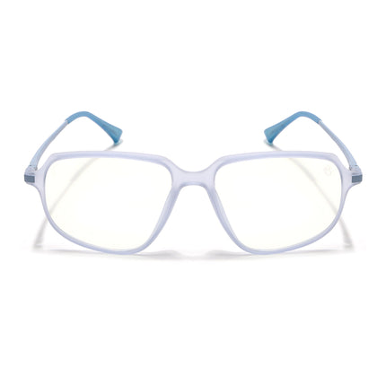 Eyejack Domino Light Purple Square Eyeglasses for Men & Women (TR1009FCL1736-C9)