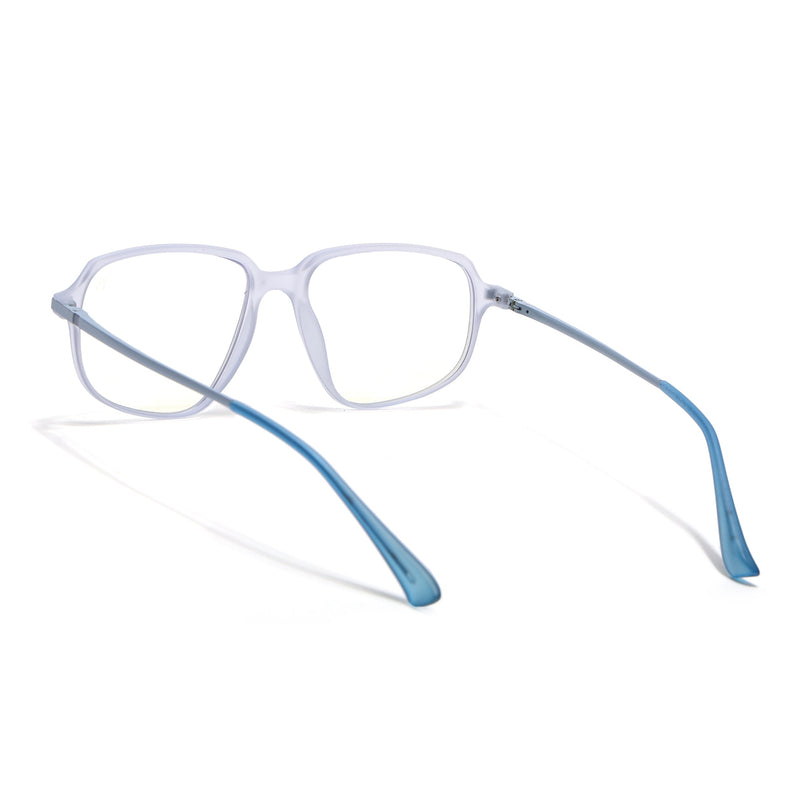 Eyejack Domino Light Purple Square Eyeglasses for Men & Women (TR1009FCL1736-C9)