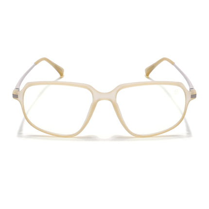 Eyejack Domino Yellow Square Eyeglasses for Men & Women (TR1009FCL1739-C12)