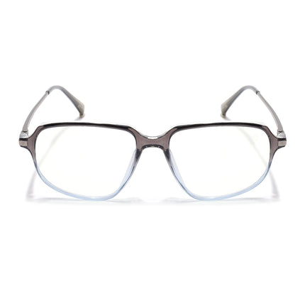 Eyejack Domino Black & Clear Square Eyeglasses for Men & Women (TR1009FCL1740-C13)