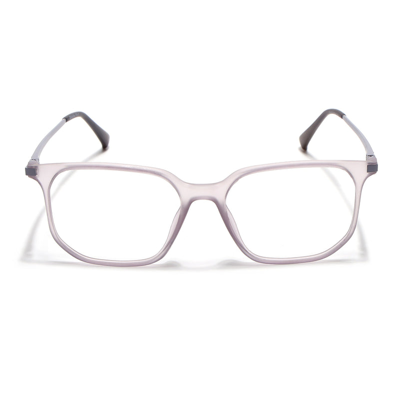 Eyejack Domino Purple Square Eyeglasses for Men & Women (TR1010FCL1749-C8)