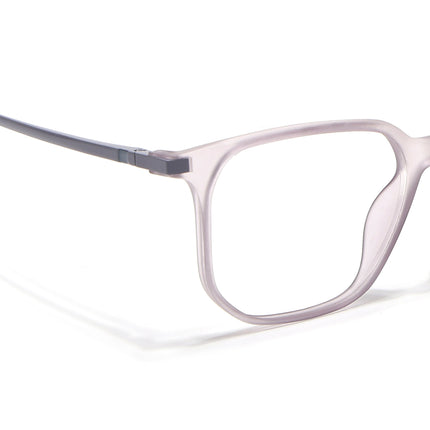 Eyejack Domino Purple Square Eyeglasses for Men & Women (TR1010FCL1749-C8)