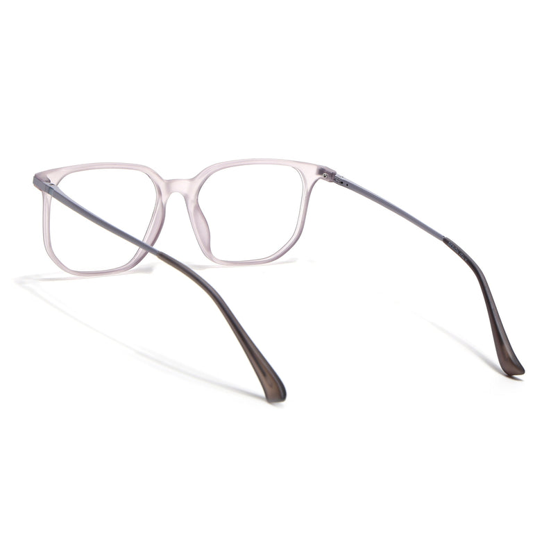 Eyejack Domino Purple Square Eyeglasses for Men & Women (TR1010FCL1749-C8)