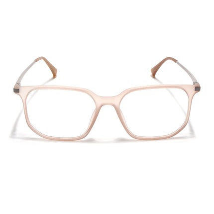 Eyejack Domino Matt Brown Square Eyeglasses for Men & Women (TR1010FCL1752-C11)