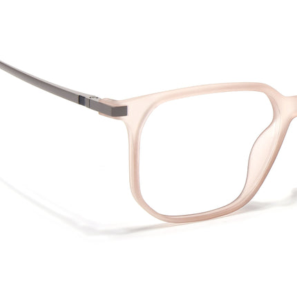 Eyejack Domino Matt Brown Square Eyeglasses for Men & Women (TR1010FCL1752-C11)