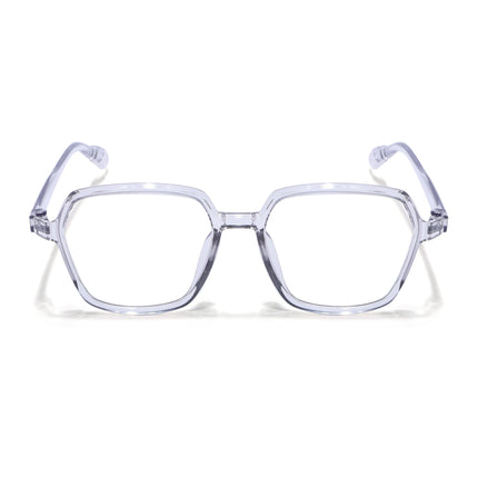 Voyage Air Grey Square Eyeglasses for Men & Women - MG4393-C3