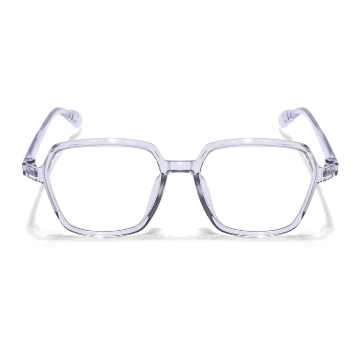 Voyage Air Grey Square Eyeglasses for Men & Women - MG4393-C3