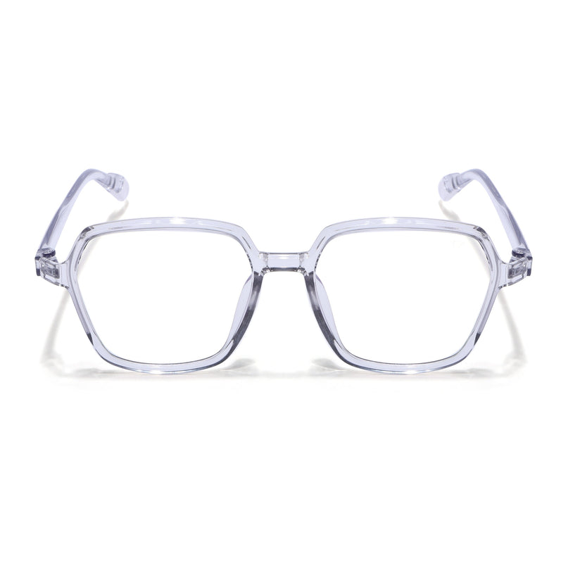 Voyage Air Grey Square Eyeglasses for Men & Women - MG4393-C3