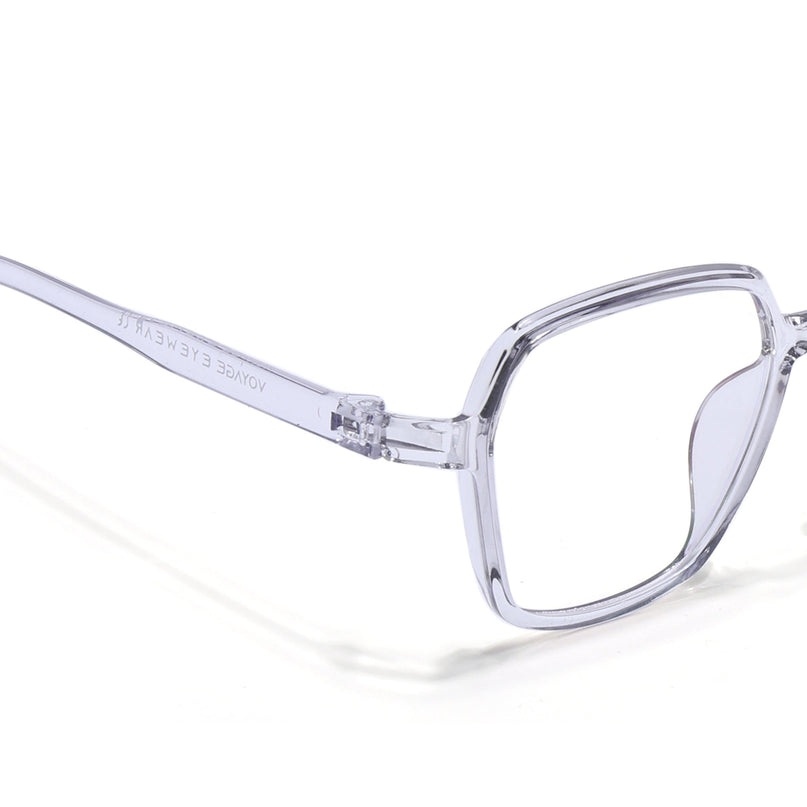 Voyage Air Grey Square Eyeglasses for Men & Women - MG4393-C3