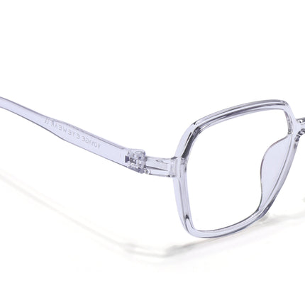 Voyage Air Grey Square Eyeglasses for Men & Women - MG4393-C3