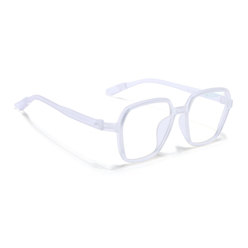 Voyage Air Transparent Square Eyeglasses for Men & Women - MG4394-C2