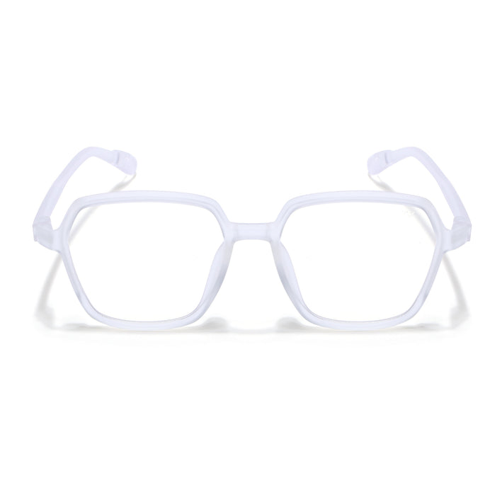 Voyage Air Transparent Square Eyeglasses for Men & Women - MG4394-C2