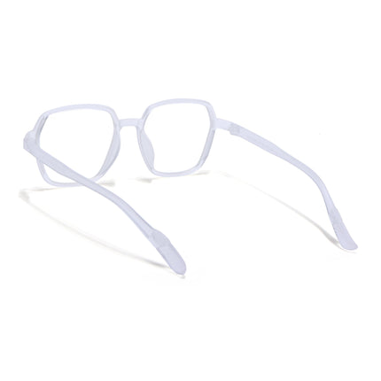 Voyage Air Transparent Square Eyeglasses for Men & Women - MG4394-C2
