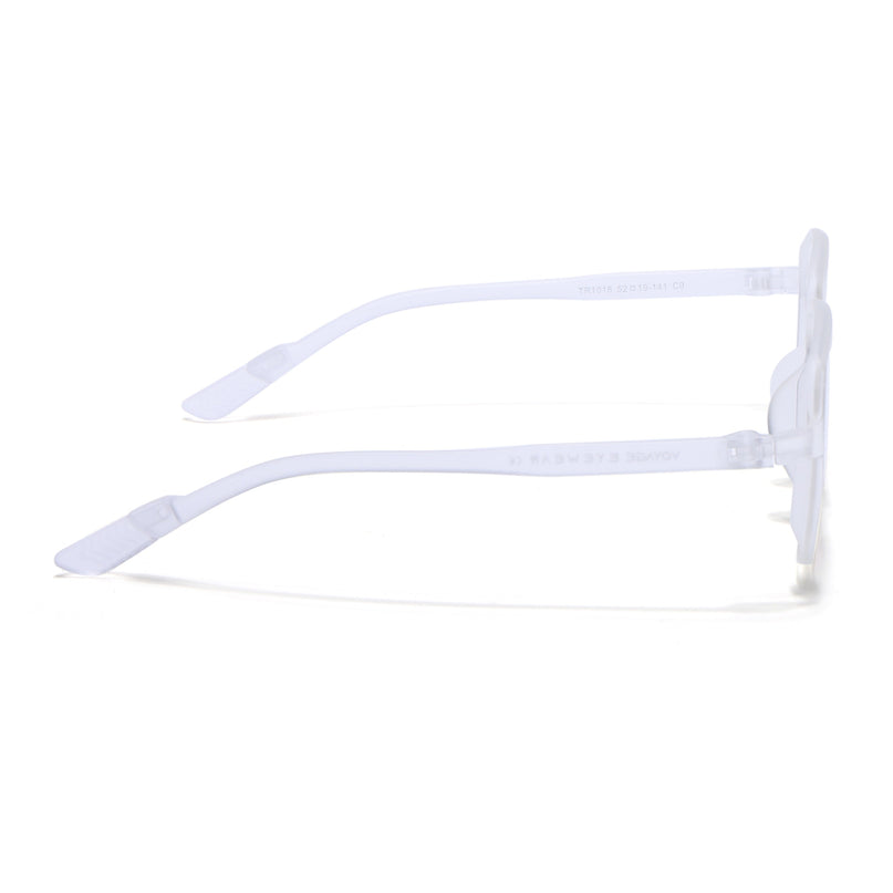 Voyage Air Transparent Square Eyeglasses for Men & Women - MG4394-C2
