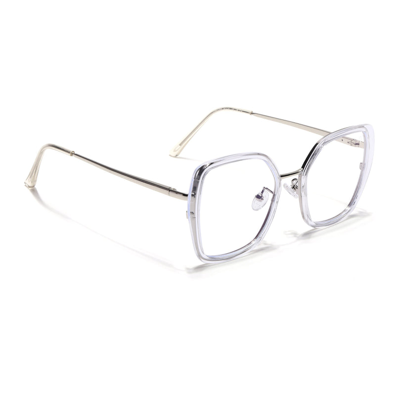 Voyage Glam Transparent Cateye Eyeglasses for Women - MG5141-C2