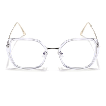 Voyage Glam Transparent Cateye Eyeglasses for Women - MG5141-C2
