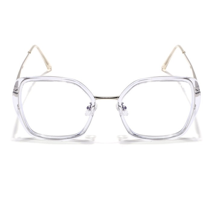 Voyage Glam Transparent Cateye Eyeglasses for Women - MG5141-C2