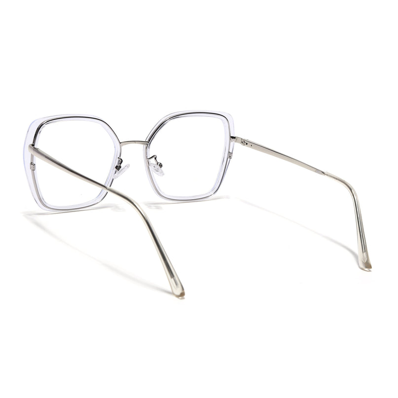 Voyage Glam Transparent Cateye Eyeglasses for Women - MG5141-C2
