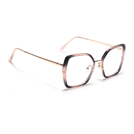 Voyage Glam Pink & Black Cateye Eyeglasses for Women - MG5143-C4