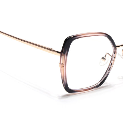 Voyage Glam Pink & Black Cateye Eyeglasses for Women - MG5143-C4