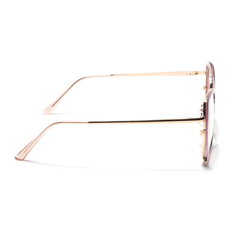 Voyage Glam Pink & Black Cateye Eyeglasses for Women - MG5143-C4