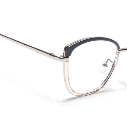 Voyage Glam Grey & Golden Cateye Eyeglasses for Women - MG5149-C2