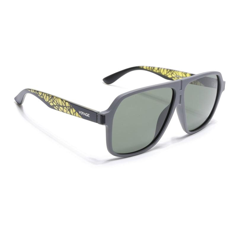 Wayfarer Green Polarized Sunglasses - PMG4575