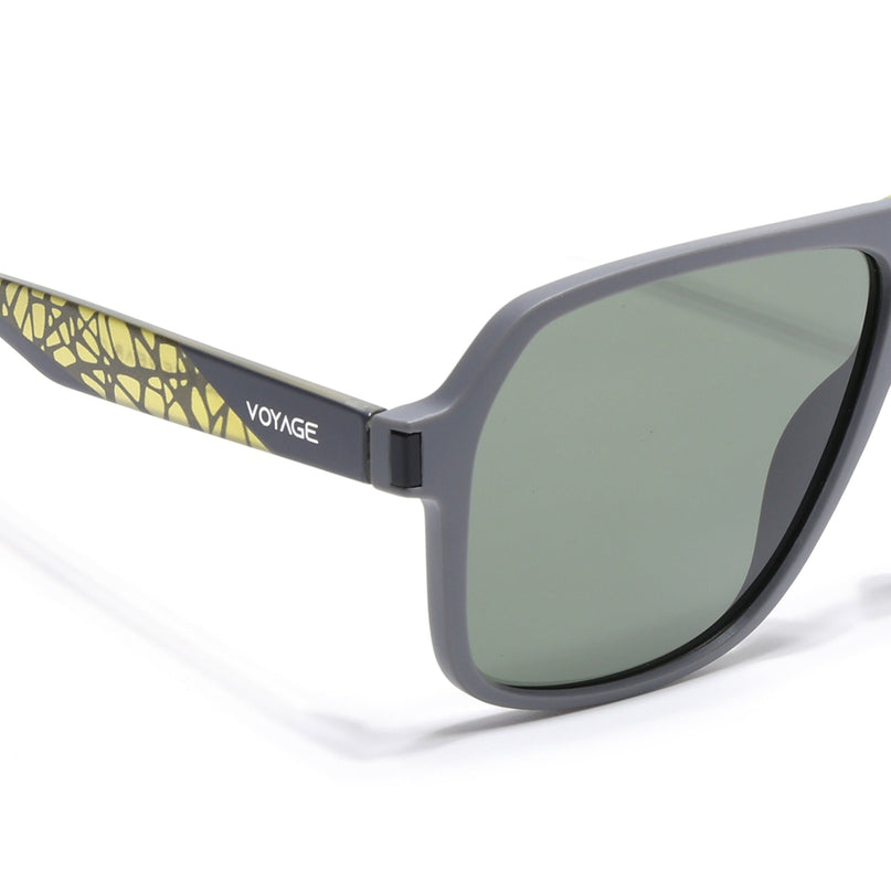 Wayfarer Green Polarized Sunglasses - PMG4575