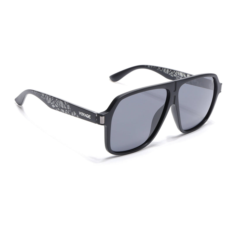 Black Wayfarer Polarized Sunglasses - PMG4576