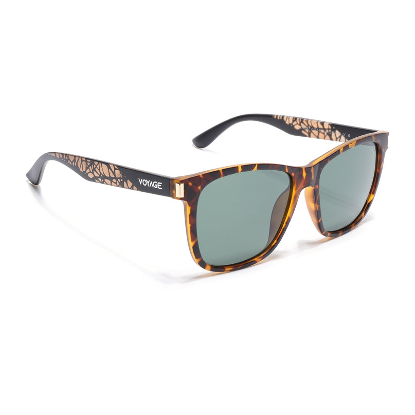 Woodmen | Green Wayfarer Polarized Sunglasses - PMG4580