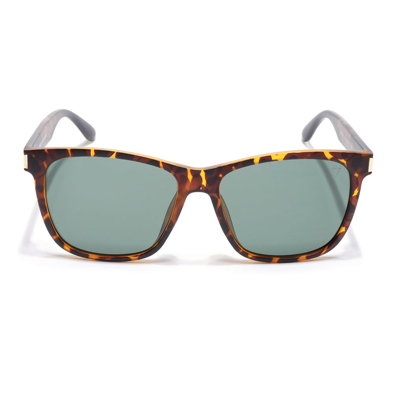 Woodmen | Green Wayfarer Polarized Sunglasses - PMG4580