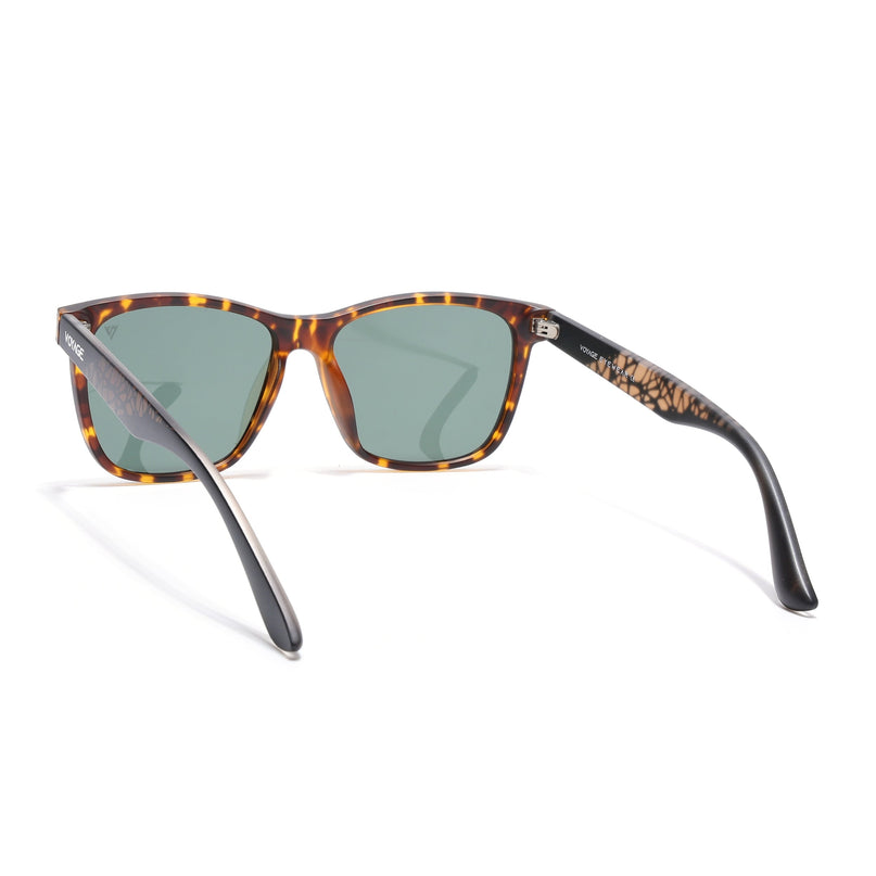 Woodmen | Green Wayfarer Polarized Sunglasses - PMG4580