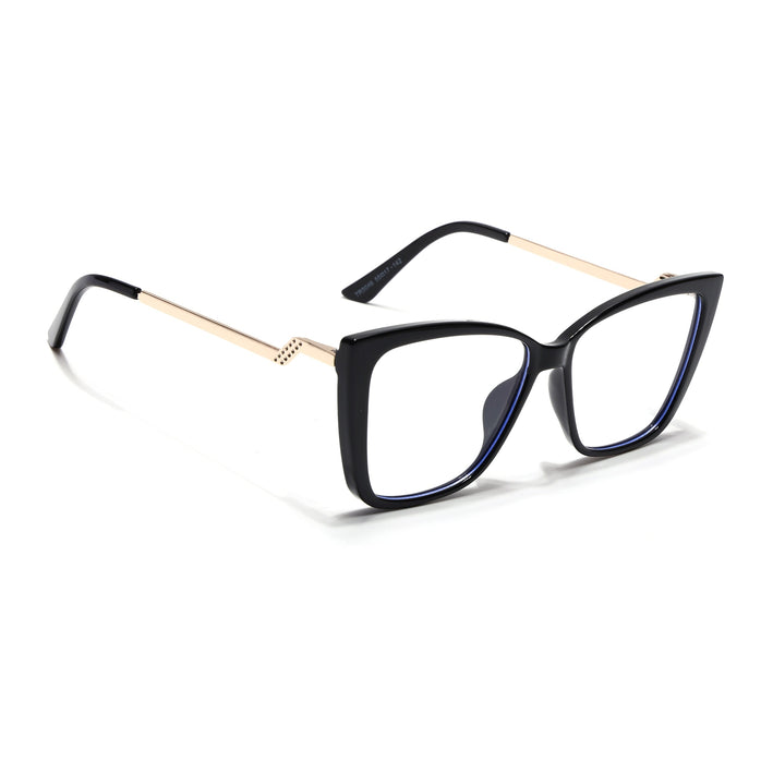 Voyage Black Cateye Eyeglasses for Women - MG4011
