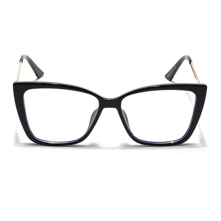 Voyage Black Cateye Eyeglasses for Women - MG4011
