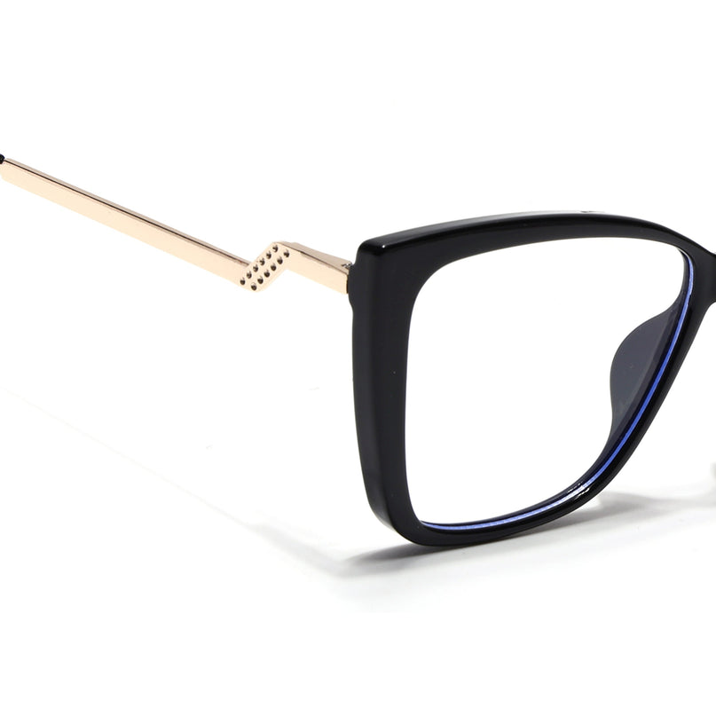 Voyage Black Cateye Eyeglasses for Women - MG4011