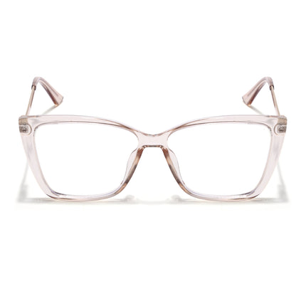 Voyage Light Brown Cateye Eyeglasses for Women (TR5046MG4012)