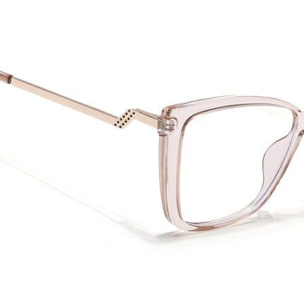 Voyage Light Brown Cateye Eyeglasses for Women - MG4012